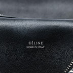 Celine Mini Striped Canvas and Leather Belt Bag