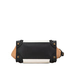 Celine Mini Tricolor Leather Luggage Tote