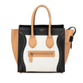 Celine Mini Tricolor Leather Luggage Tote