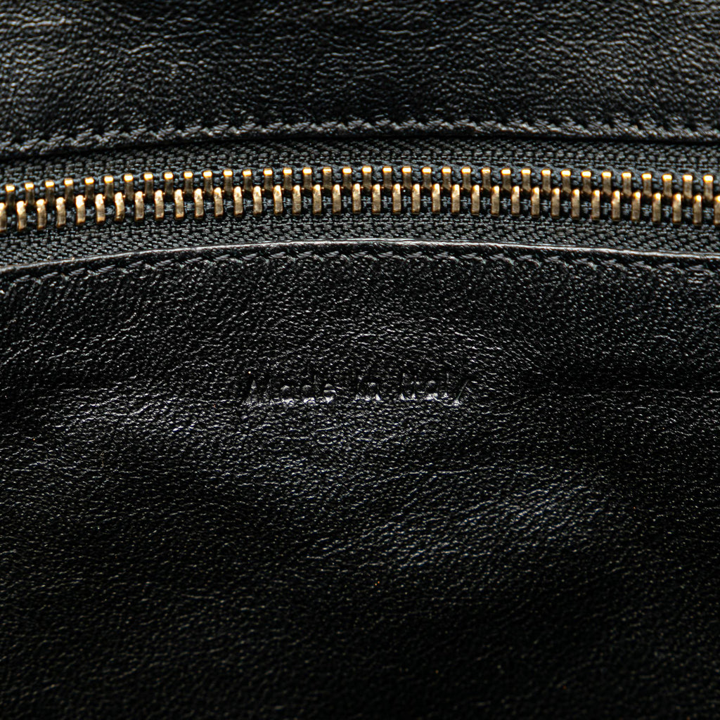 Celine Mini Tricolor Leather Luggage Tote