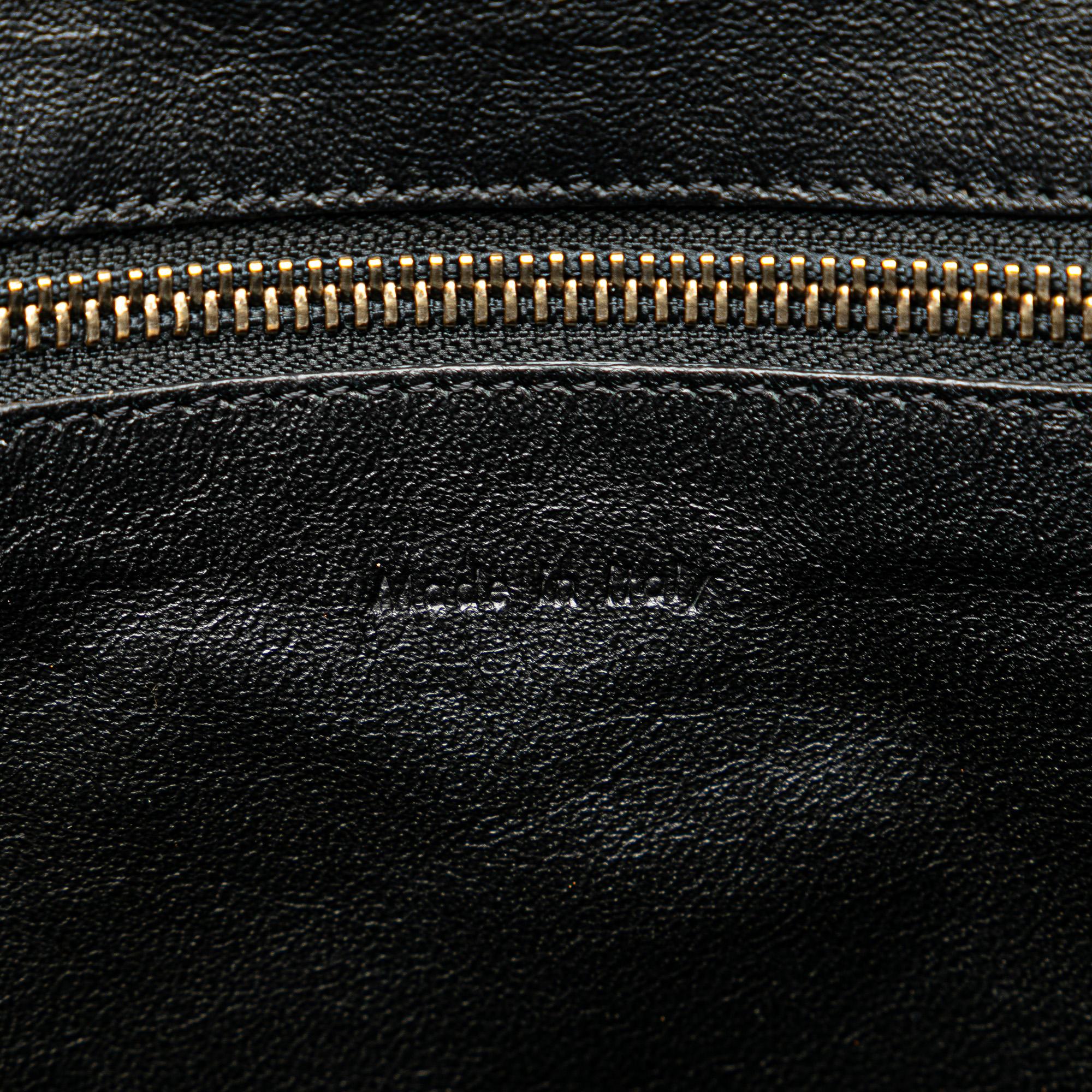 Celine Mini Tricolor Leather Luggage Tote