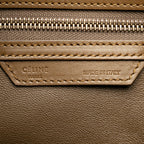 Celine Mini Tricolor Leather Luggage Tote