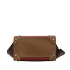 Celine Mini Tricolor Leather Luggage Tote