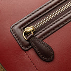 Celine Mini Tricolor Leather Luggage Tote