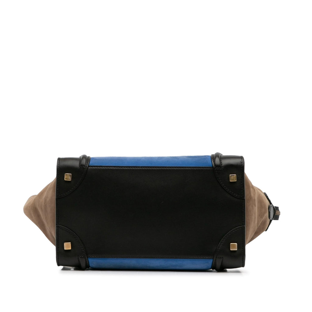 Celine Mini Tricolor Luggage Tote (SHG-h2571u)