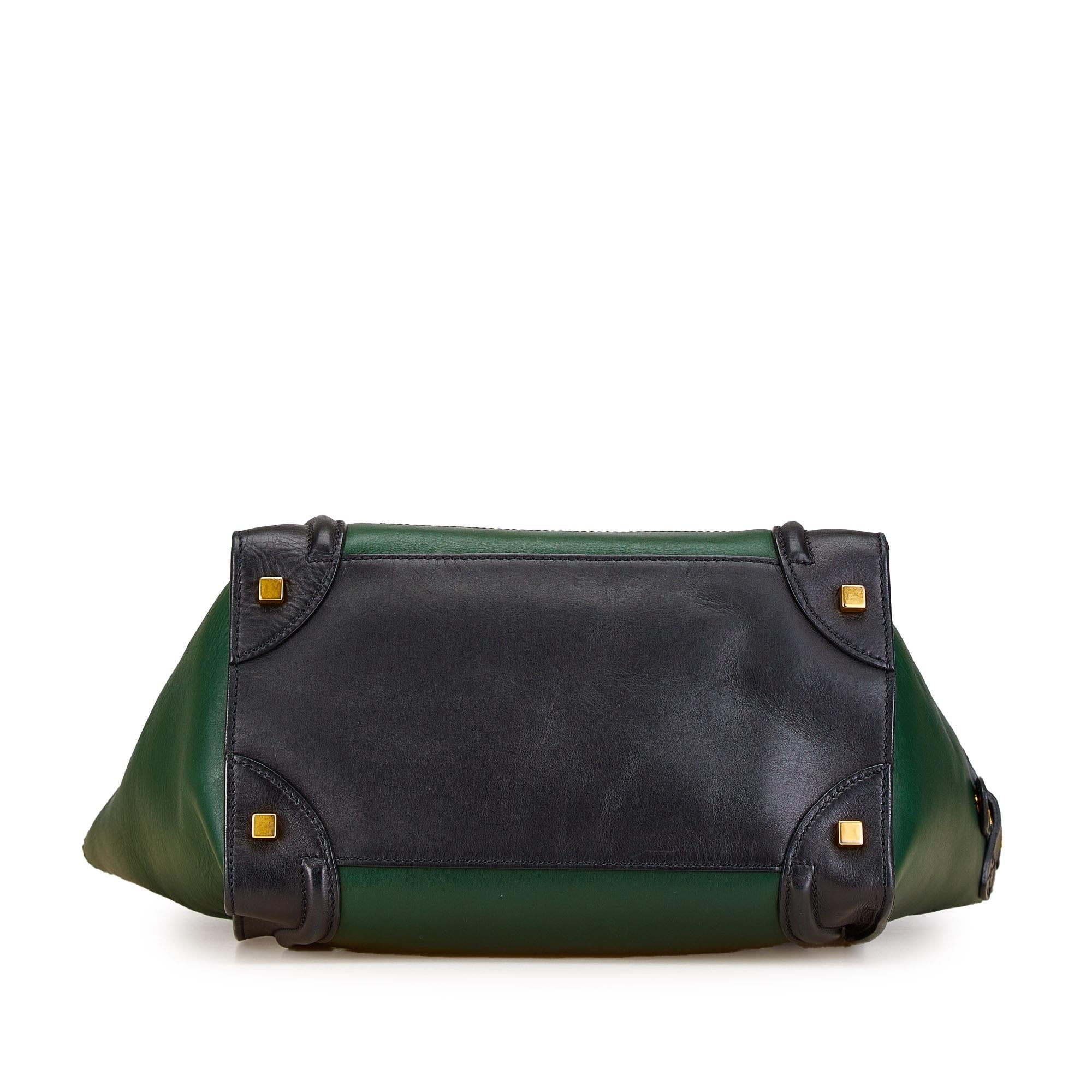 Celine Mini Tricolor Luggage Tote