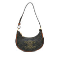 Celine Mini Triomphe Coated Canvas Ava Shoulder Bag