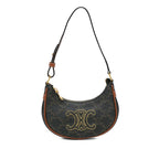 Celine Mini Triomphe Coated Canvas Ava Shoulder Bag