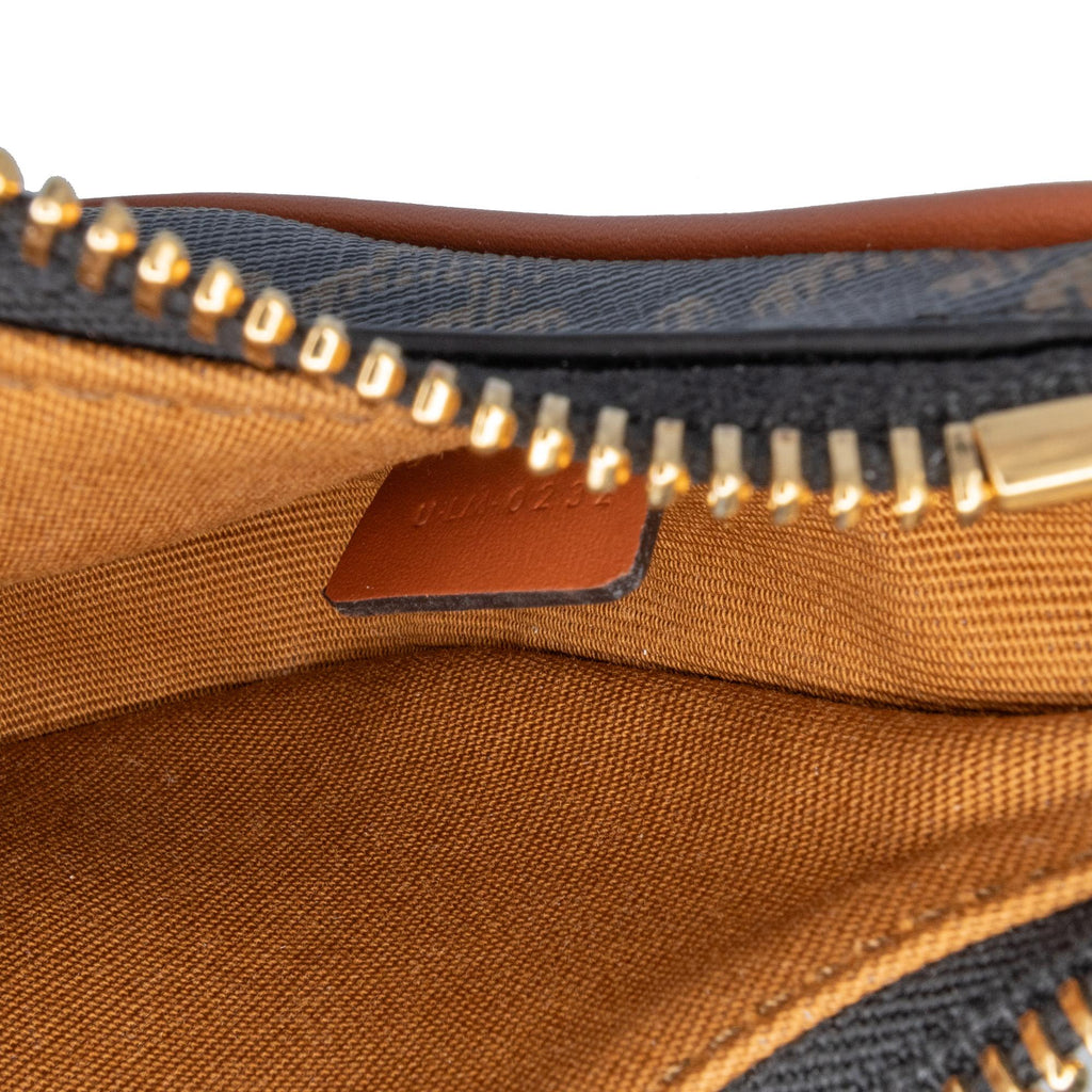 Celine Mini Triomphe Coated Canvas Ava Shoulder Bag