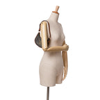 Celine Mini Triomphe Coated Canvas Ava Shoulder Bag