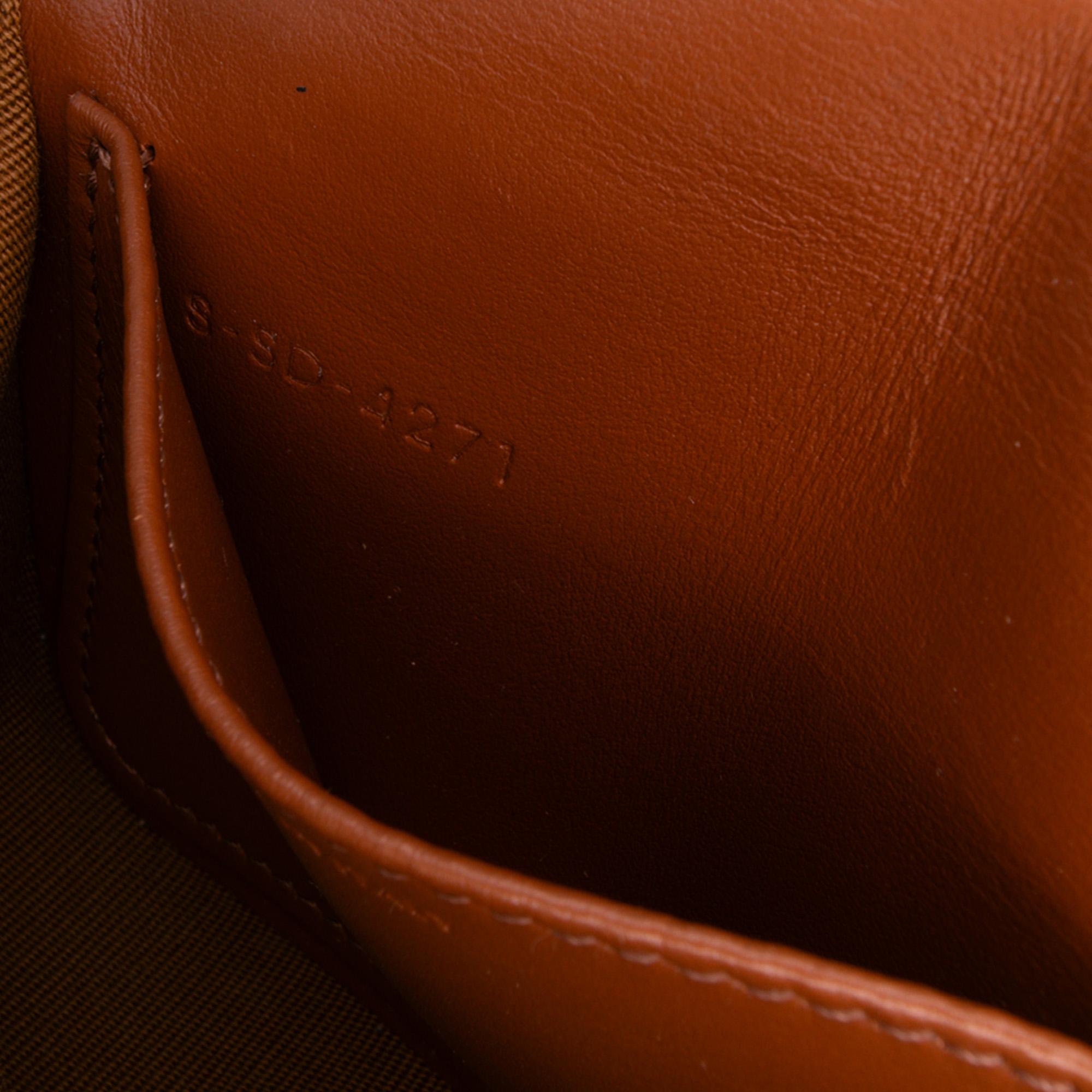Celine Mini Triomphe Coated Canvas Triomphe Crossbody