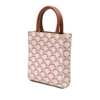 Celine Mini Triomphe Coated Canvas Vertical Cabas Satchel