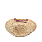 Celine Mini Triomphe Raffia Classic Panier