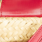 Celine Mini Triomphe Raffia Classic Panier