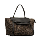 Celine Mini Tweed Belt Satchel (SHG-nqOhdh)