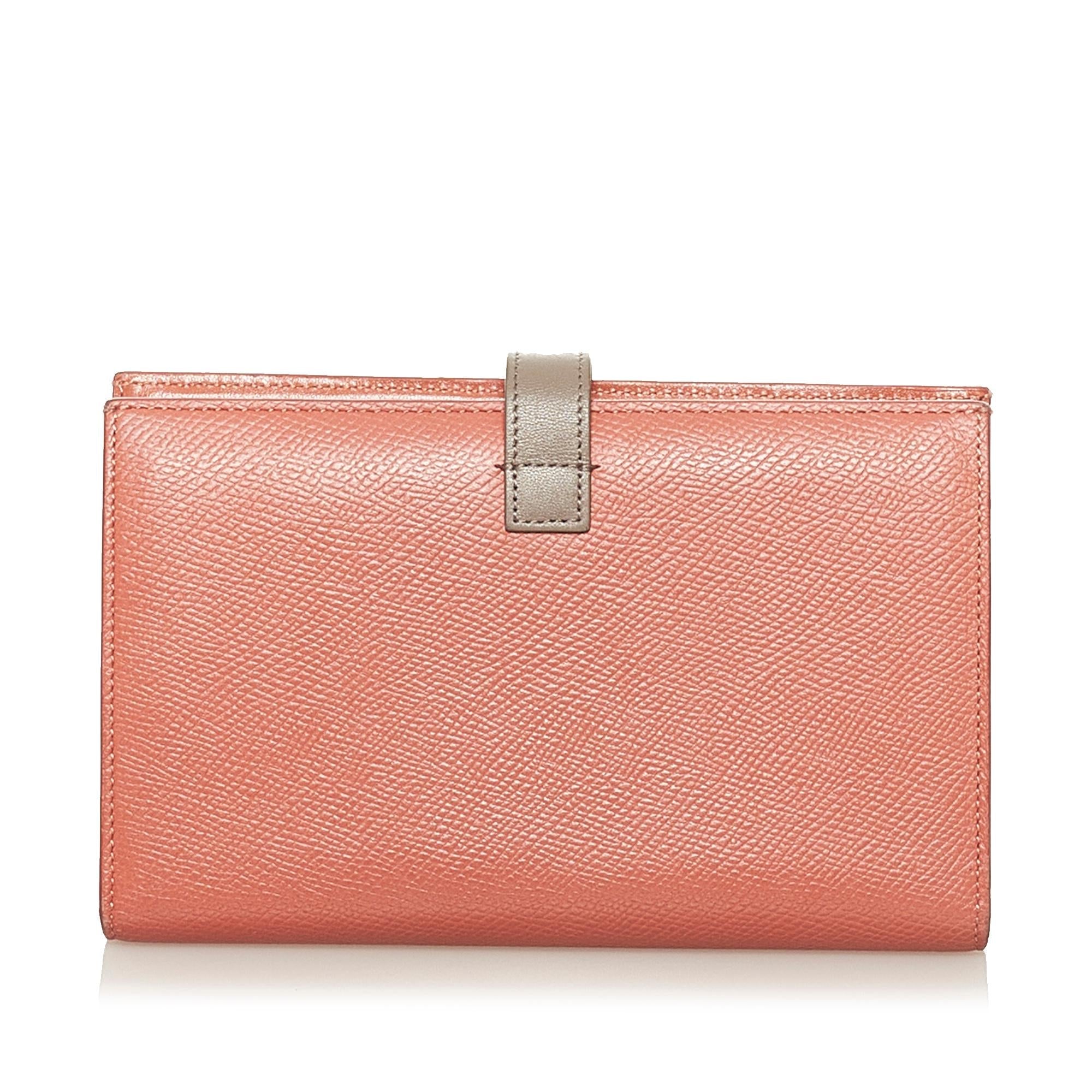 Celine Multifunction Strap Leather Wallet (SHG-34868)