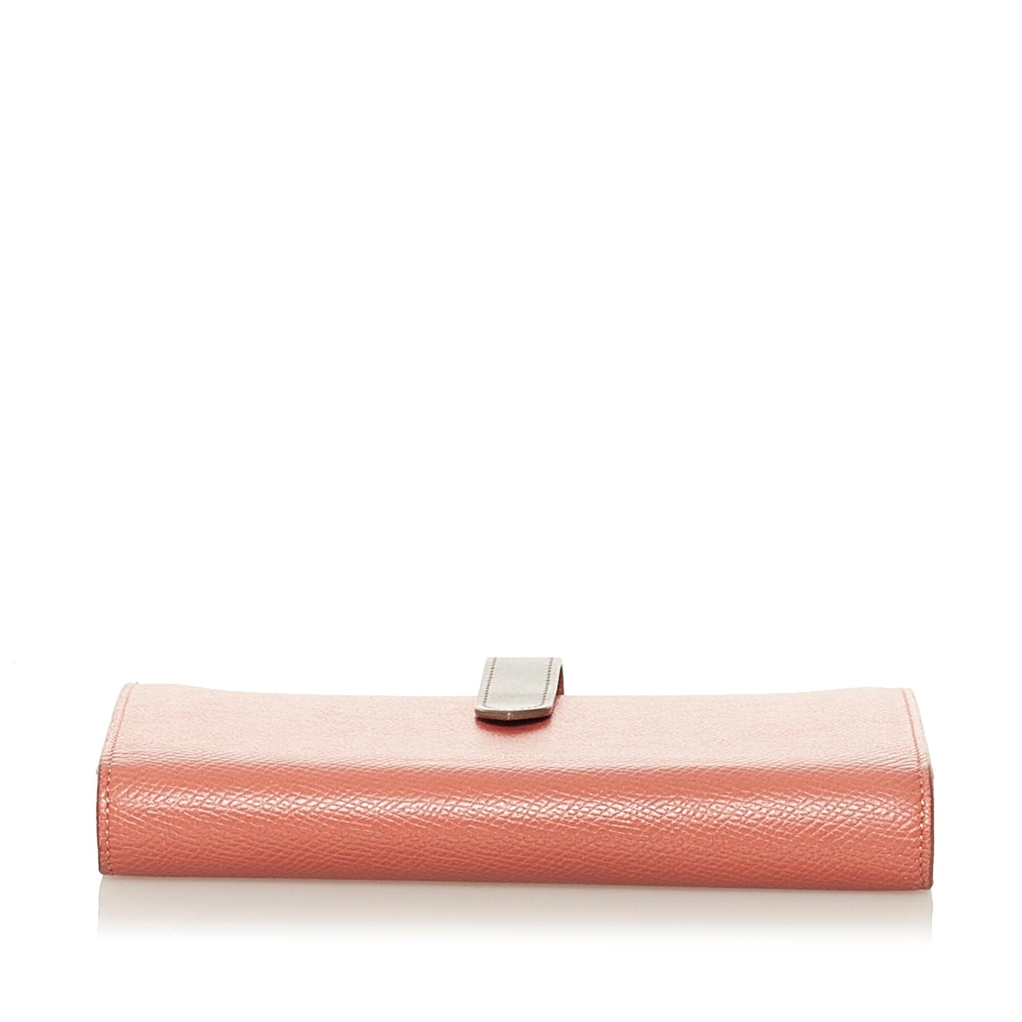 Celine Multifunction Strap Leather Wallet (SHG-34868)