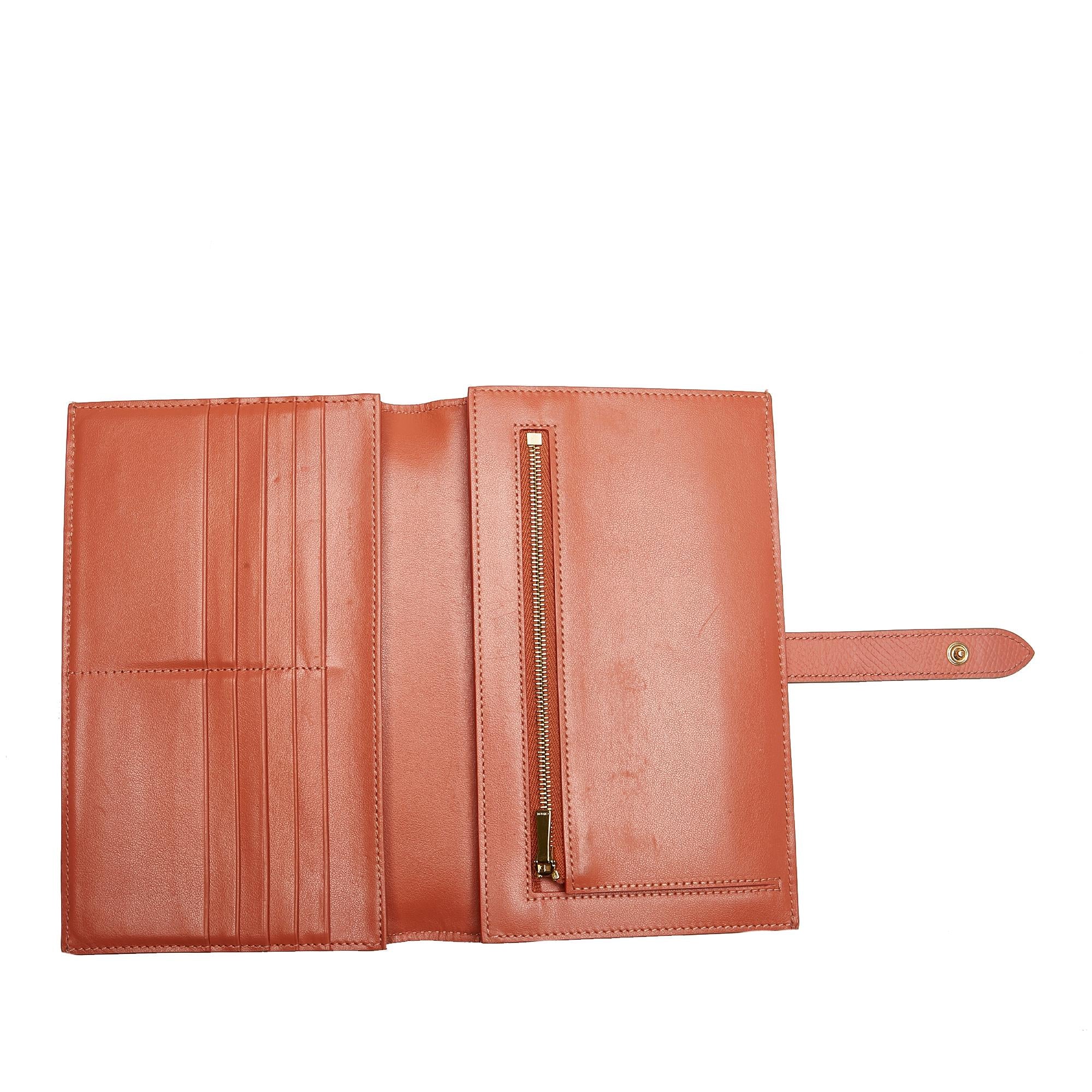Celine Multifunction Strap Leather Wallet (SHG-34868)