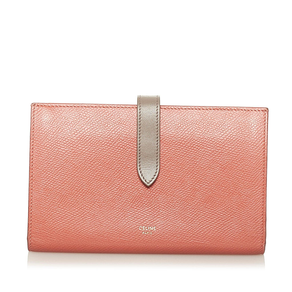 Celine Multifunction Strap Leather Wallet (SHG-34868)