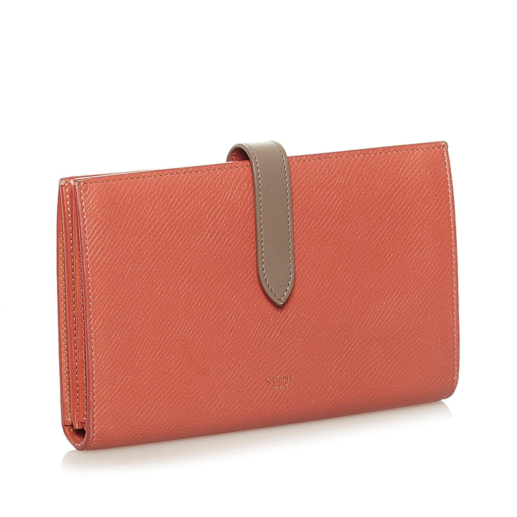 Celine Multifunction Strap Leather Wallet (SHG-34868)