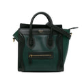 Celine Nano Bicolor Leather Luggage Tote