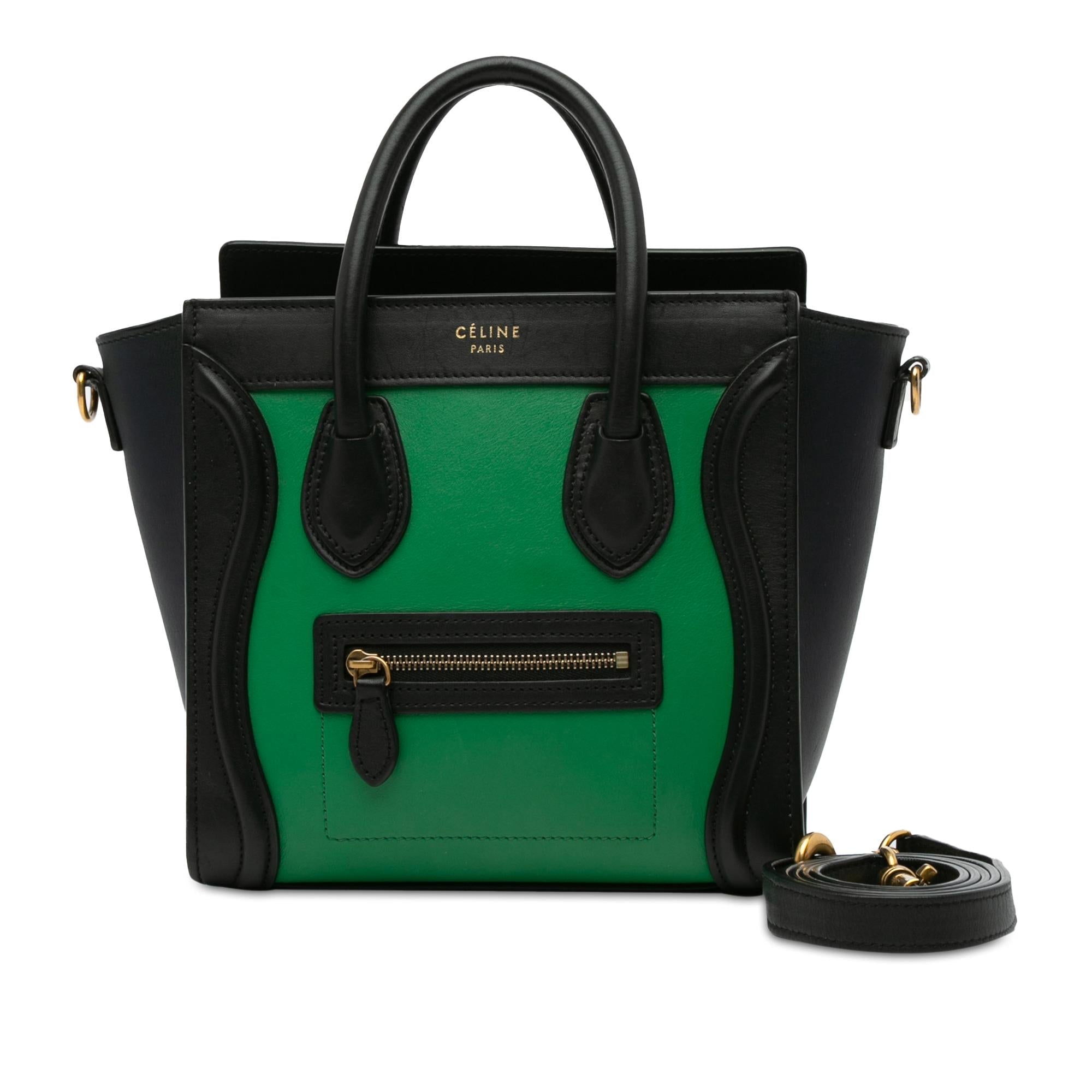 Celine Nano Bicolor Luggage Tote (SHG-z9F6Hj)