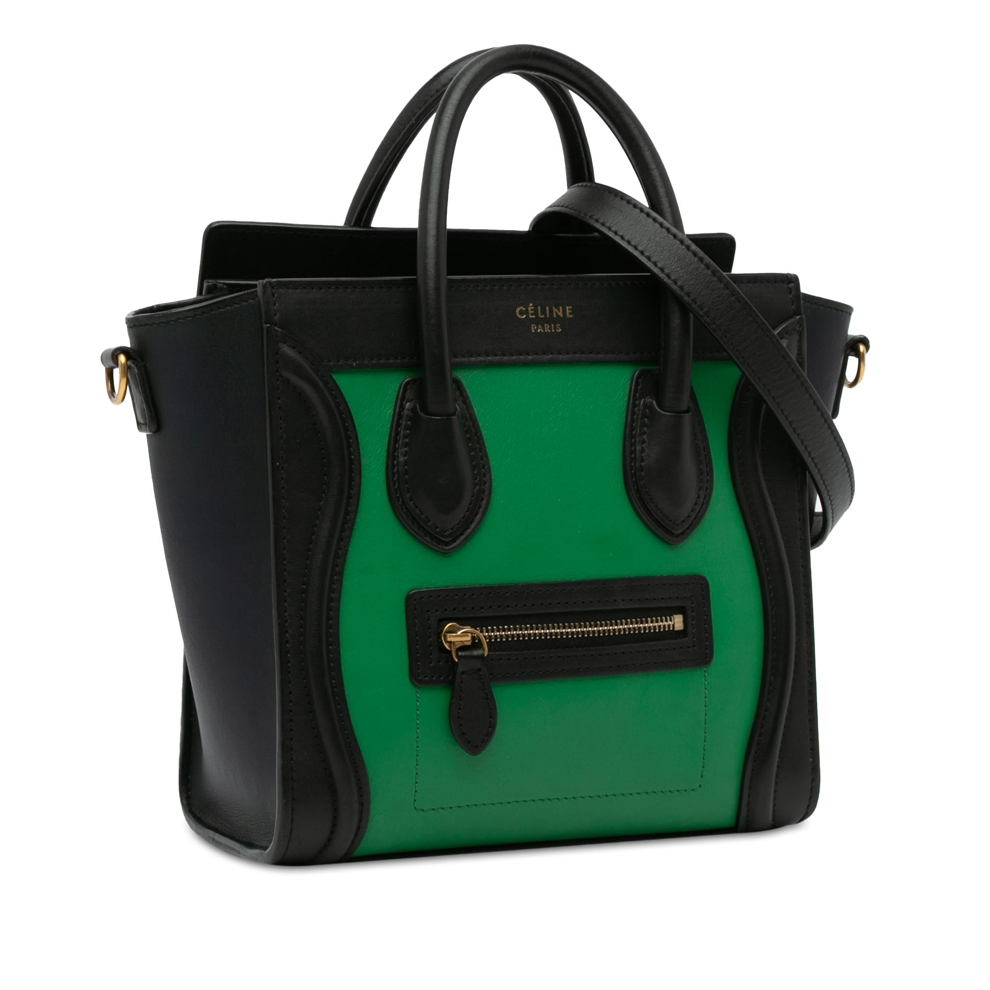 Celine Nano Bicolor Luggage Tote (SHG-z9F6Hj)