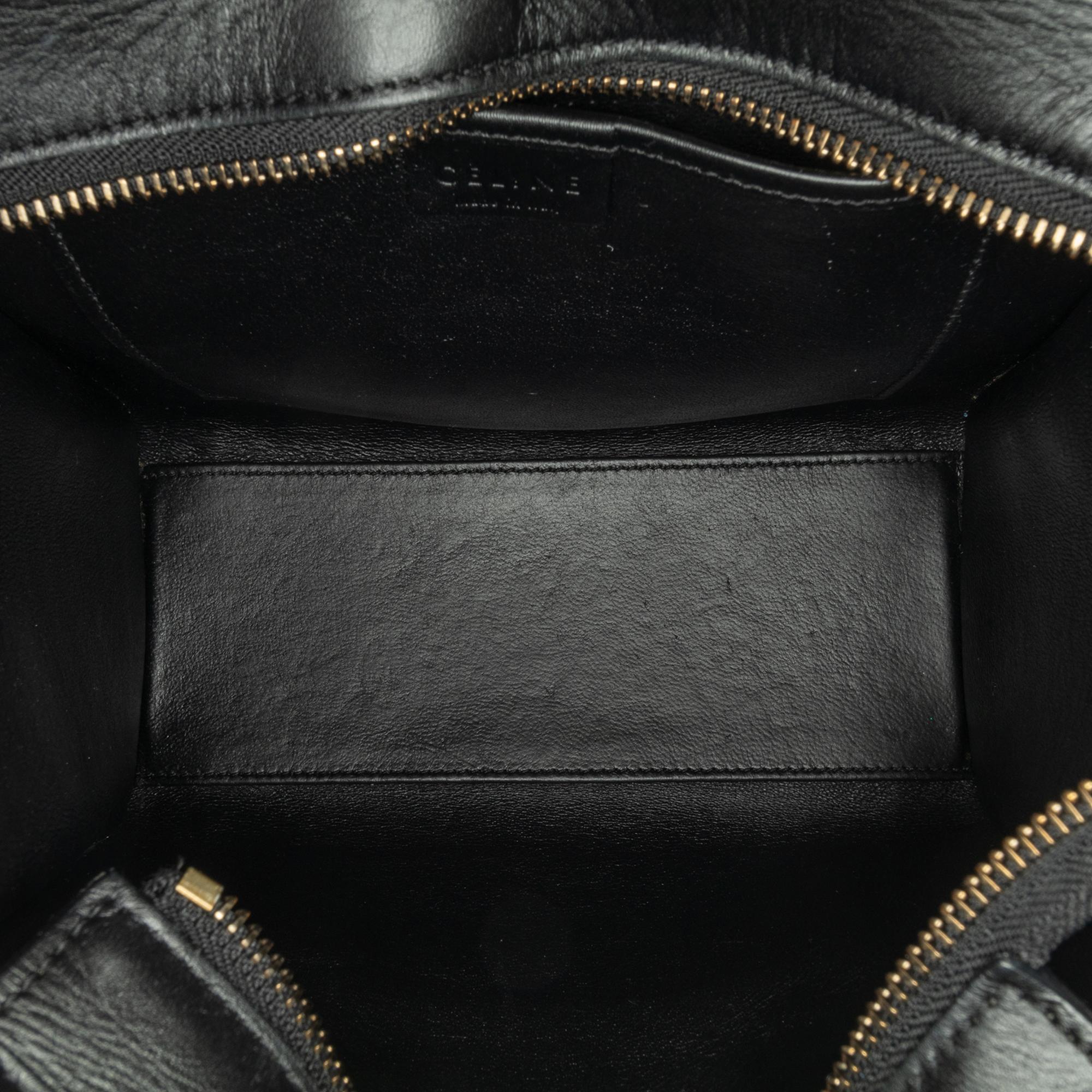 Celine Nano Bicolor Luggage Tote (SHG-mb7rYU)