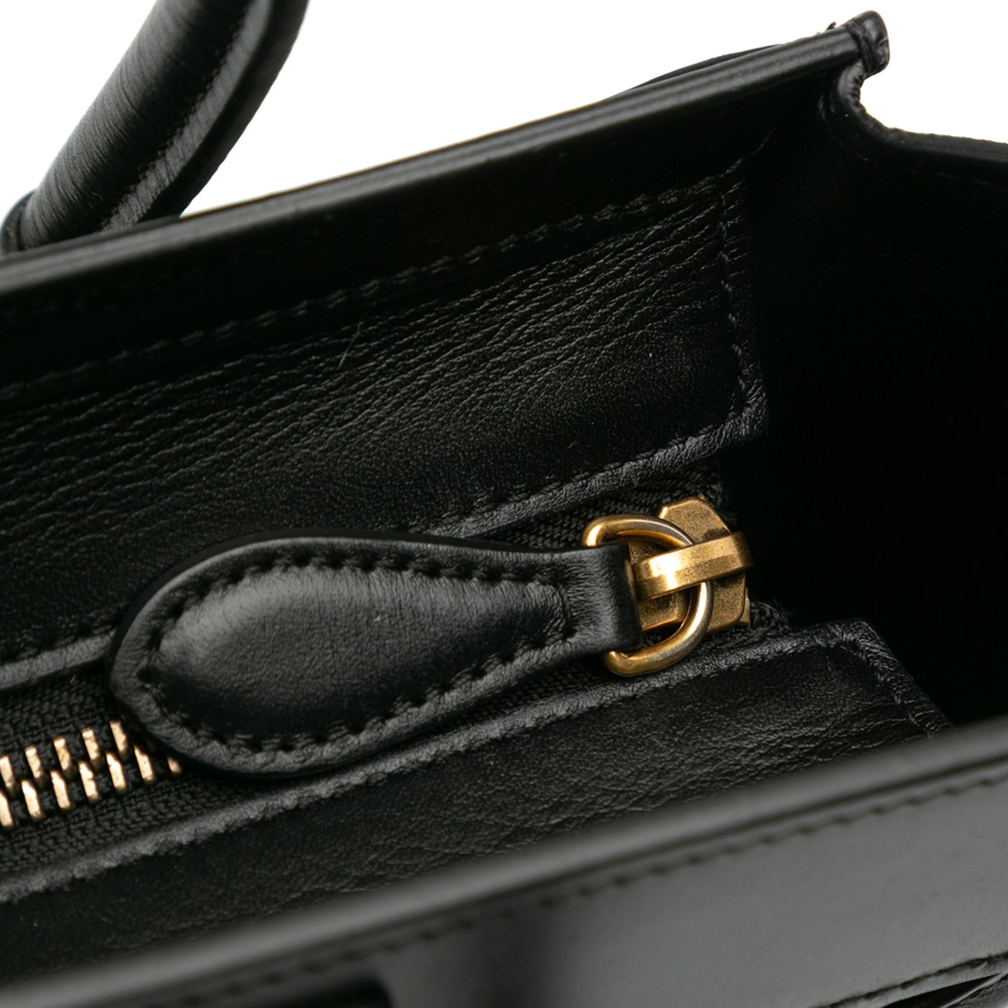 Celine Nano Bicolor Luggage Tote (SHG-mb7rYU)