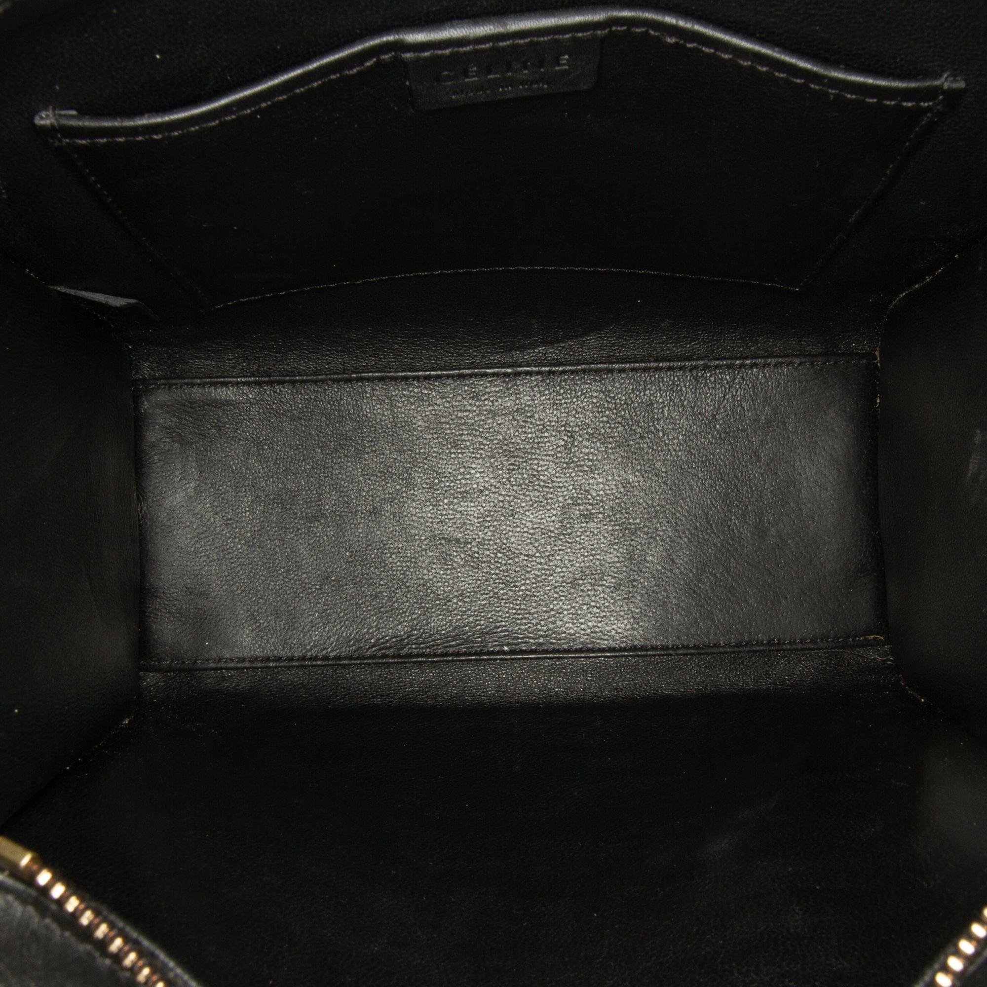 Celine Nano Bicolor Luggage (SHG-FsvhFg)