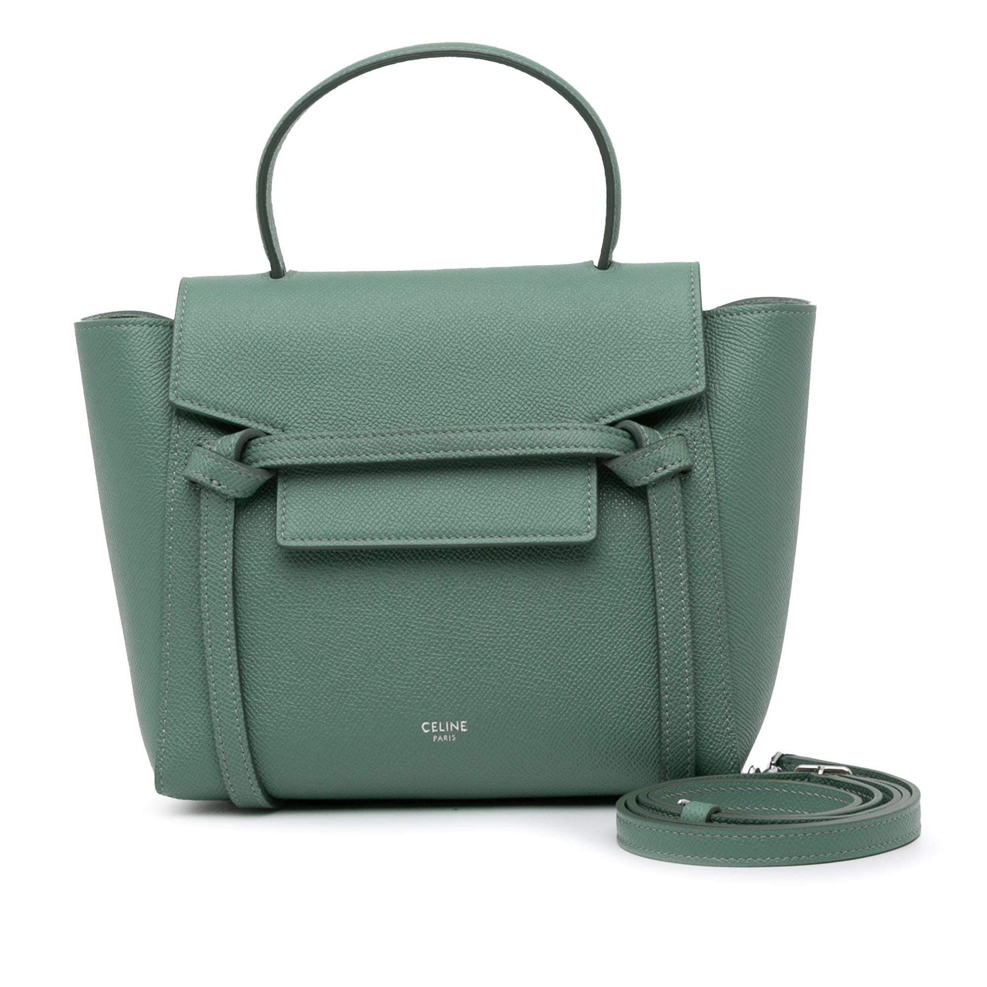 Celine Nano Leather Belt Satchel (SHG-DYRpoN)