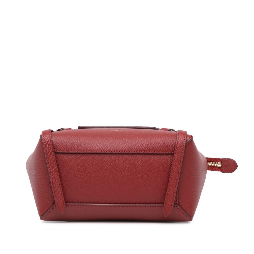 Celine Nano Leather Belt Satchel (SHG-jwA7CW)