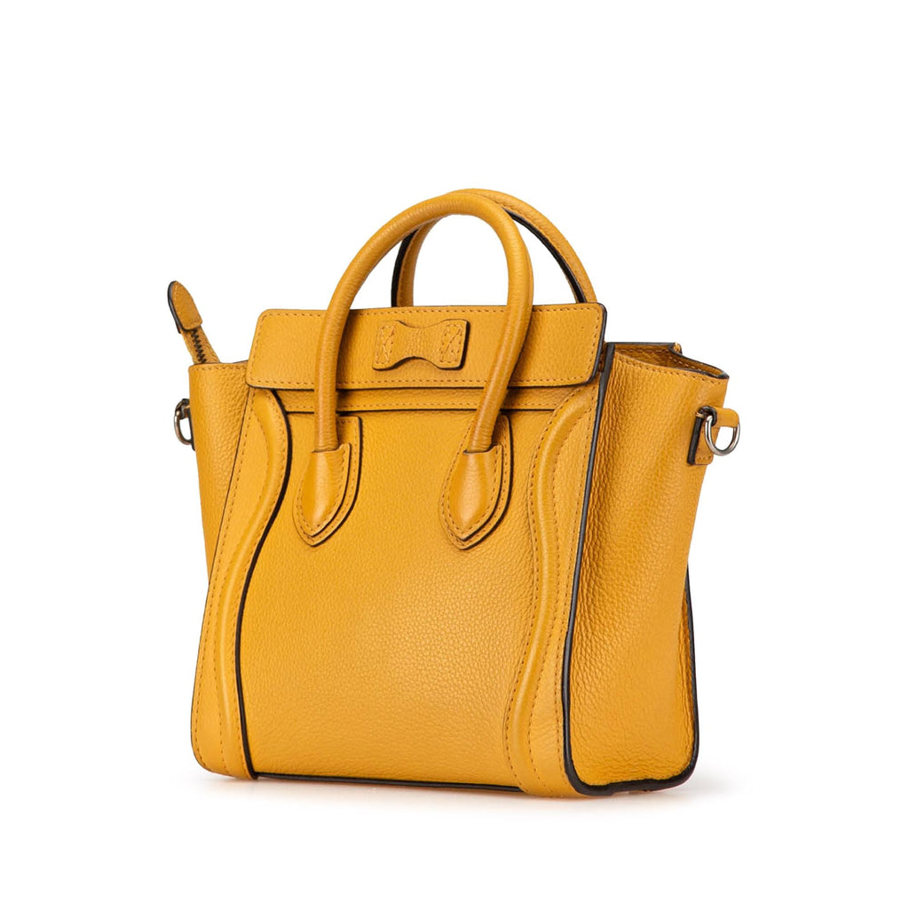 Celine Nano Leather Luggage Tote