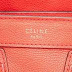 Celine Nano Leather Luggage Tote