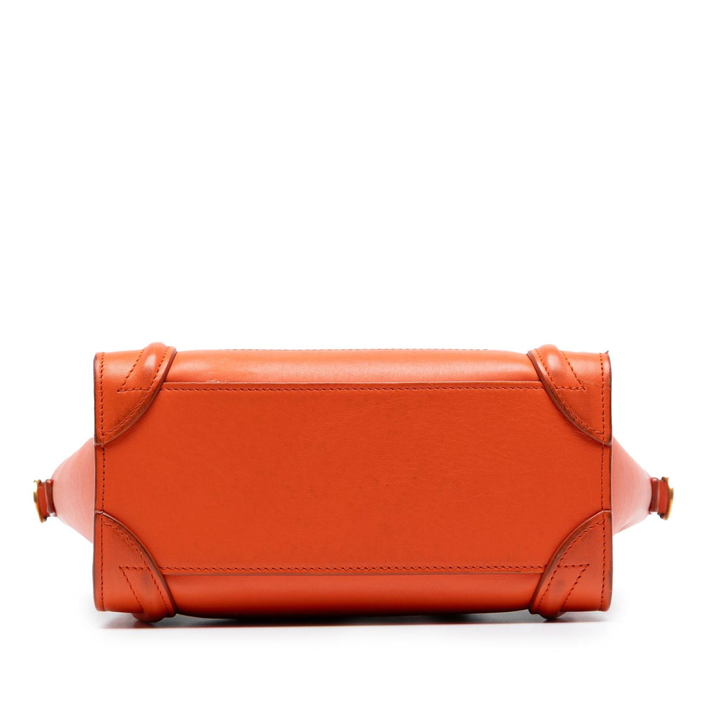 Celine Nano Leather Luggage Tote