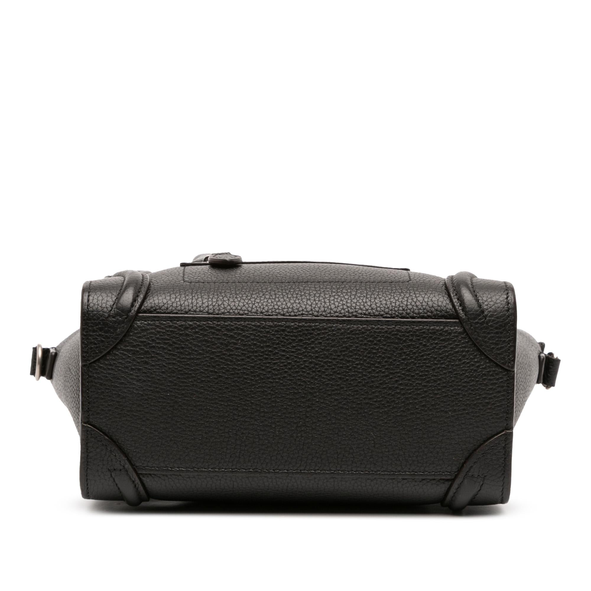 Celine Nano Leather Luggage Tote