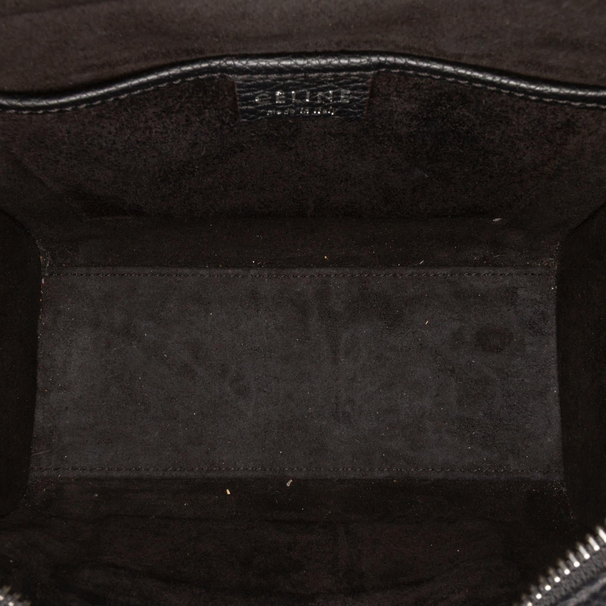 Celine Nano Leather Luggage Tote