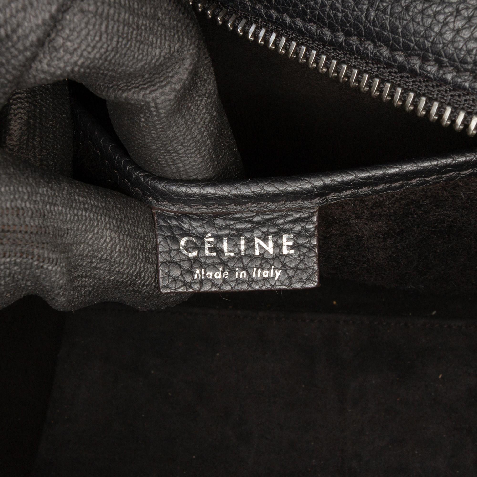 Celine Nano Leather Luggage Tote