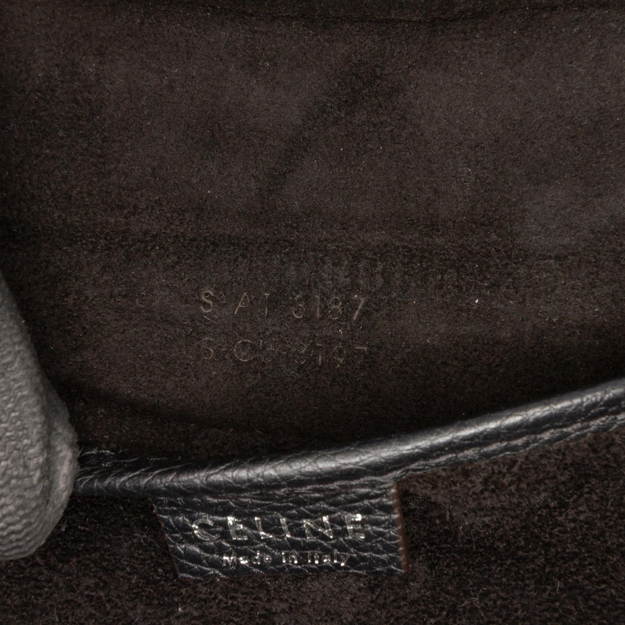 Celine Nano Leather Luggage Tote