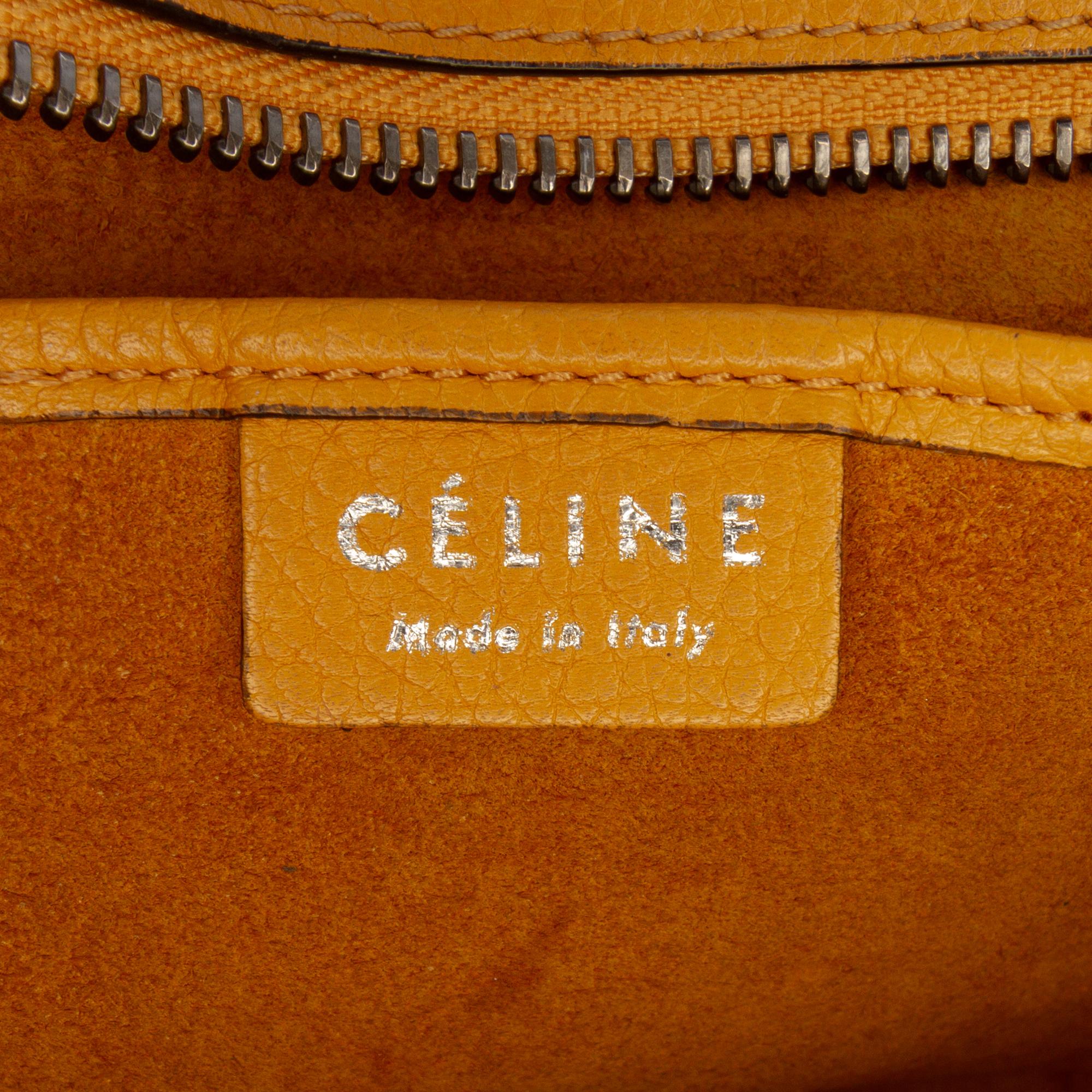Celine Nano Leather Luggage Tote