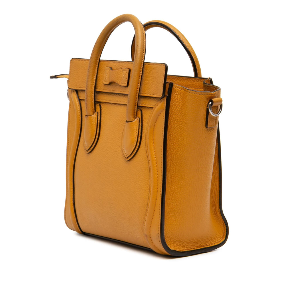 Celine Nano Leather Luggage Tote