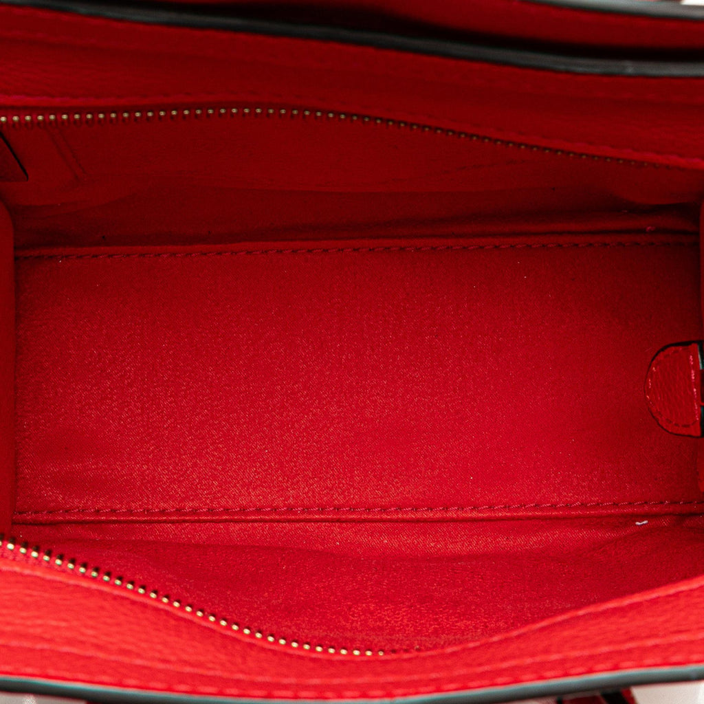 Celine Nano Leather Luggage Tote