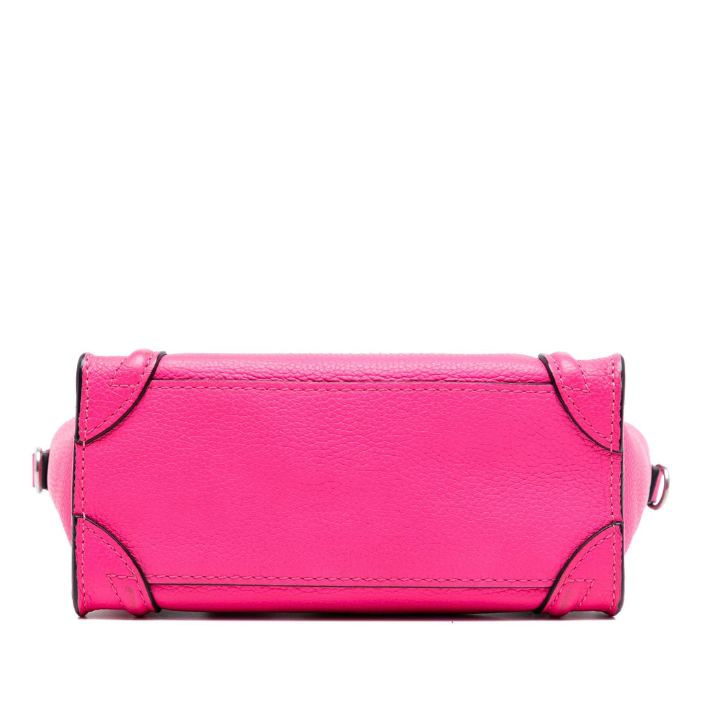 Celine Nano Leather Luggage Tote