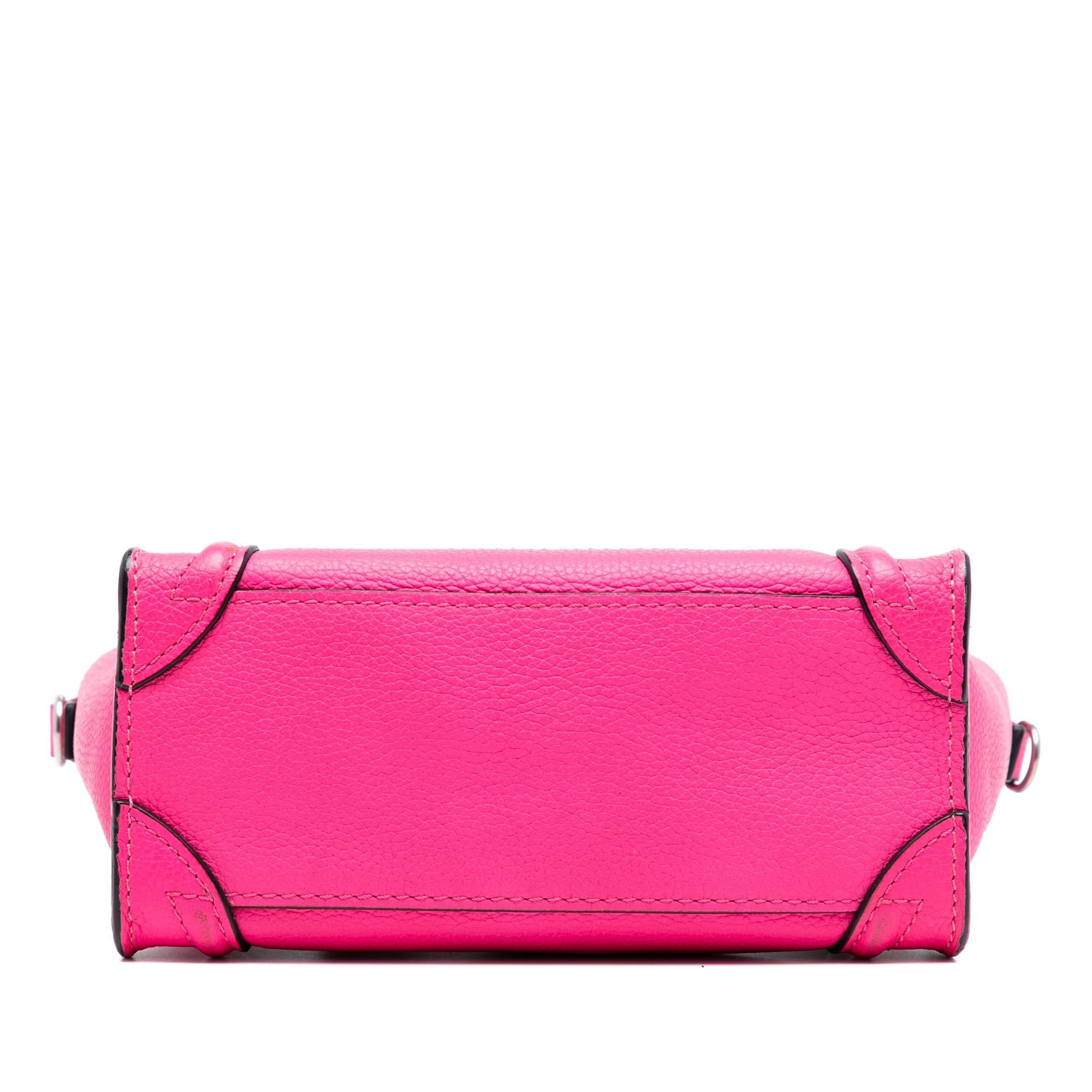 Celine Nano Leather Luggage Tote