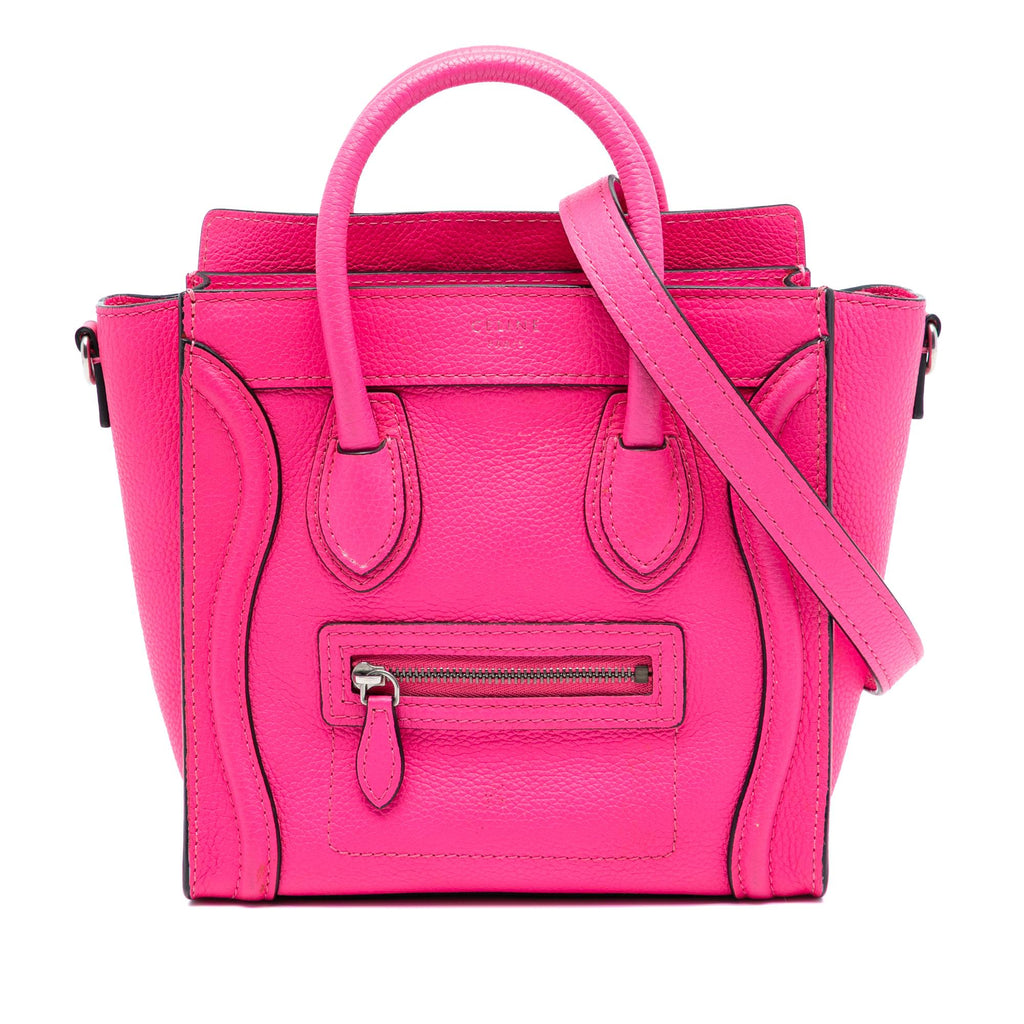 Celine Nano Leather Luggage Tote