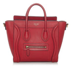 Celine Nano Luggage Leather Satchel (SHG-30150)