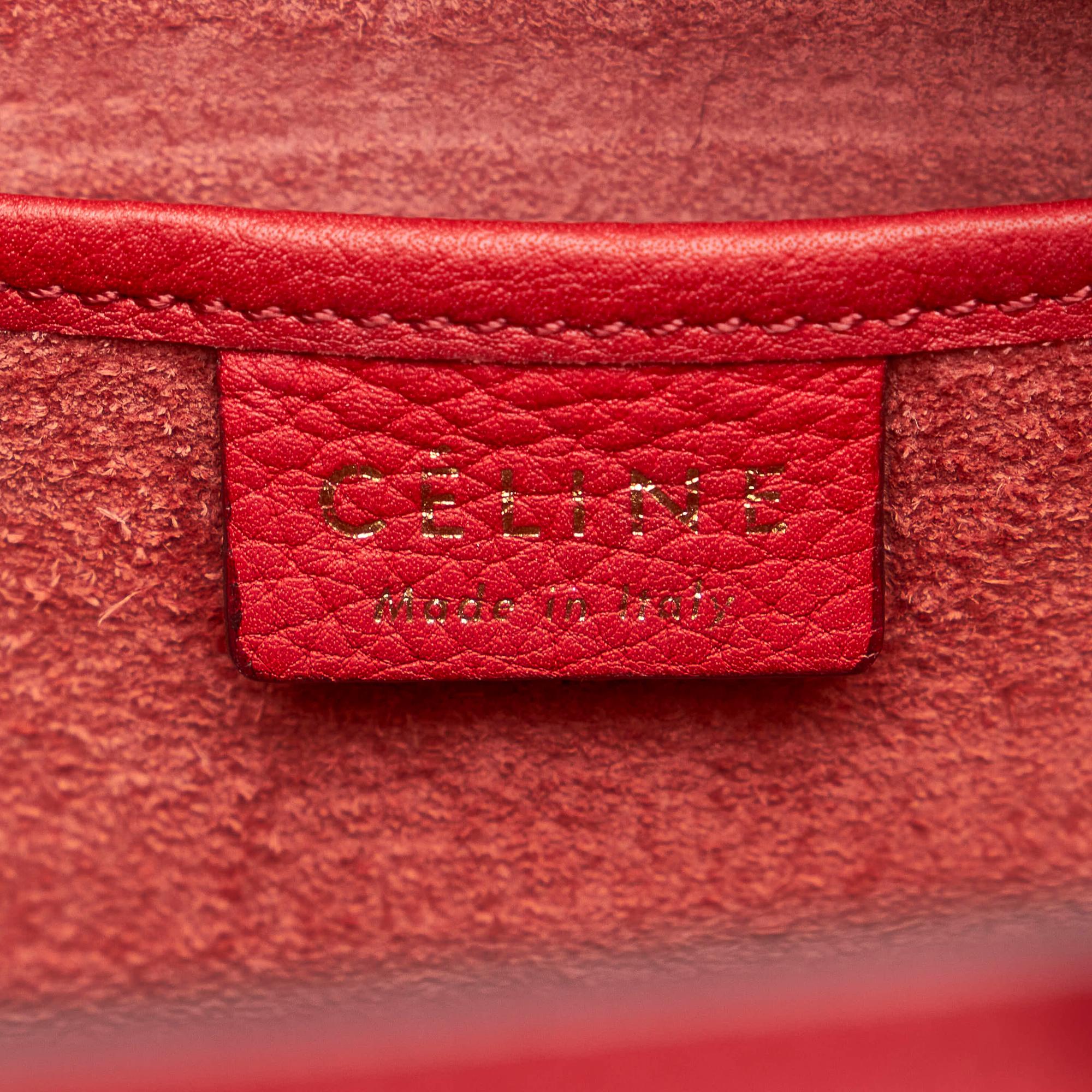 Celine Nano Luggage Leather Satchel (SHG-30150)
