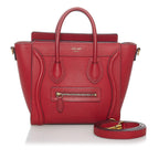Celine Nano Luggage Leather Satchel (SHG-30150)