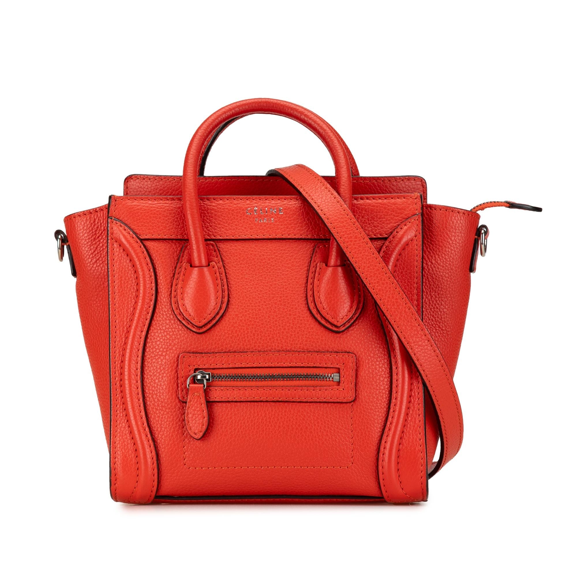 Celine Nano Luggage Tote Leather Satchel (SHG-lR60Qs)