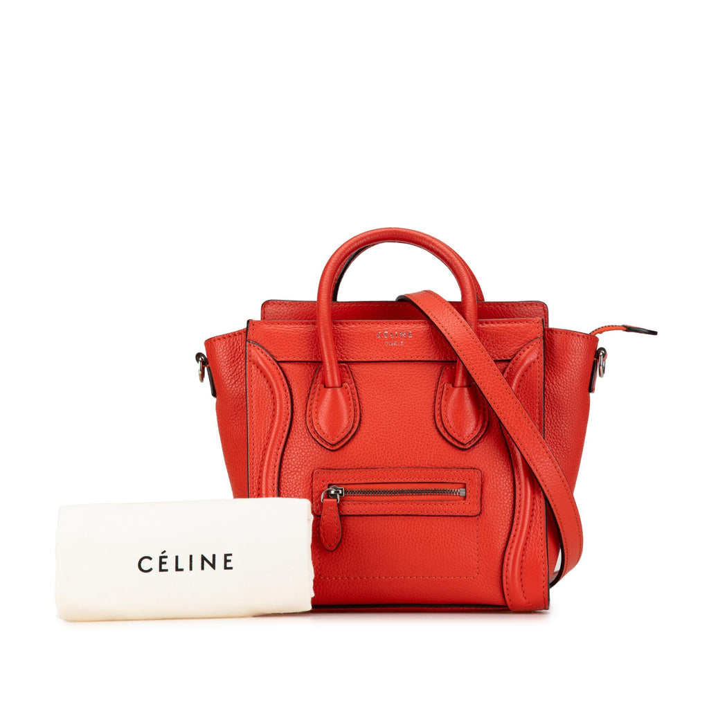 Celine Nano Luggage Tote Leather Satchel (SHG-lR60Qs)